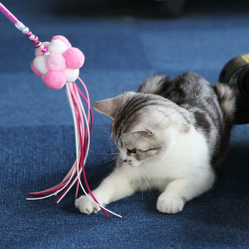 Mèo Toy Fairy Funny Cat Wand Feather Cat Cat Ringing Paper Bell Fighting Cat Set Mèo con Đồ chơi miễn phí Vận chuyển Mèo Cung cấp - Mèo / Chó Đồ chơi