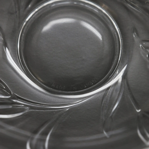 Японская производственная лилия цветочная чаша стеклянная пластинка хрустальная стеклянная салатная тарелка