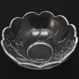 Японская производственная лилия цветочная чаша стеклянная пластинка хрустальная стеклянная салатная тарелка