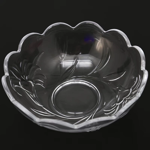 Японская производственная лилия цветочная чаша стеклянная пластинка хрустальная стеклянная салатная тарелка