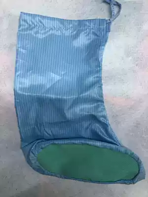 Pulsar anti-static dust-free clean food workshop work shoe cover sky blue pink uniform size soft rubber sole