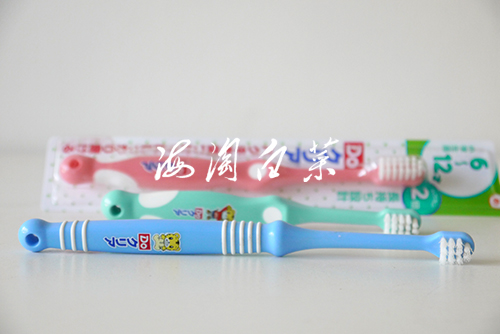 Japanese native Sunstar Qiaohu Children's small brush head toothbrush 6 months 2-4 years old 4-6 years old