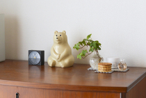 Japanese imported Finnish white bear piggy bank piggy bank small ornaments Christmas gift