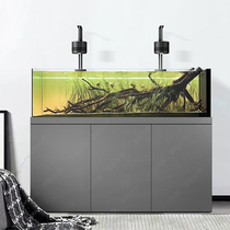 Seventeen Aquarium Extremely Narrow Overflow Stream Tank Lanshou Tai Lion Grass Tank Three Lakes Ultra-White Glass South American Fish Tank Aquarium
