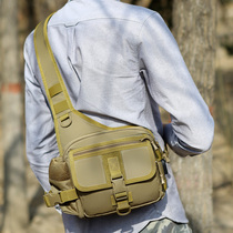 Messenger bag mens and womens shoulder camouflage backpack multi-function tactical travel bag oblique cross-sports riding large capacity new