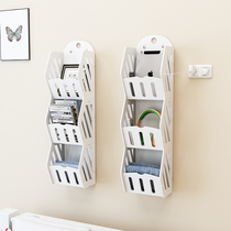 Wall shelf non-perforated wall storage rack wall shelf living room bedroom bathroom wall multi-layer storage rack