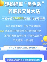 Futures lightweight group Ding Weifeng black band trading training video yj HD non-secret real shot crazy low price