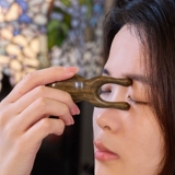 Массажная массажная палка с сандаловой лягушкой, солнце, Джан, дрейг, точка иглоукалывания носа, соскребайте меридианы, комбинируйте мышцы