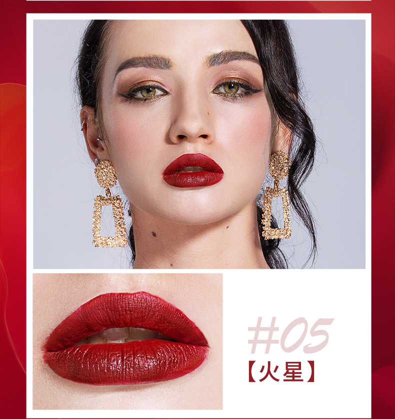 Sáo tình yêu son môi nữ sinh viên son môi son bóng giữ ẩm dưỡng ẩm cung điện tự nhiên hàng loạt phong cách Trung Quốc - Son bóng / Liquid Rouge 	son bong dep	
