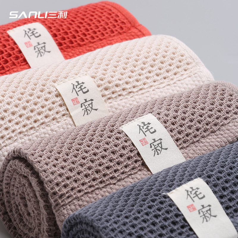3-Pack Sanli Square Towels, Pure Cotton Gauze, Adult Household Face Towels, Soft, Absorbent, Antibacterial, Breathable ins Style 3-Pack Sanli Square Towels, Pure Cotton Gauze, Adult Household Face Towels, Soft, Absorbent, Antibacterial, Breathable ins Style