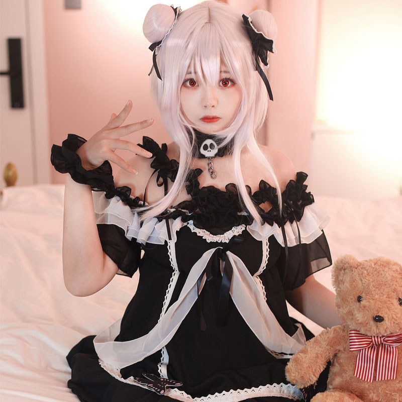 Indo-Heart virtual idol anchor Vtuber Runyu Lucia VTB dress COS dress dress coat full