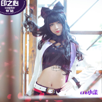 Y-1604 Indian heart cos clothes rwby fourth season black black combat suit new product