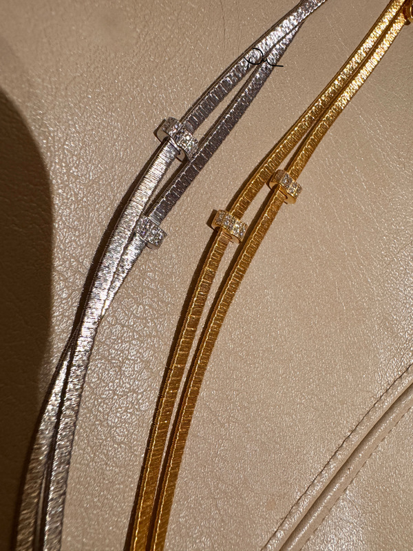 Italian Silver|Gold-Wrapped Double-Layer Zircon Bracelet•S925 Silver Plated with 18K Gold@No Returns or Exchanges for Non-Quality Issues Italian Silver|Gold-Wrapped Double-Layer Zircon Bracelet•S925 Silver Plated with 18K Gold@No Returns or Exchanges for Non-Quality Issues