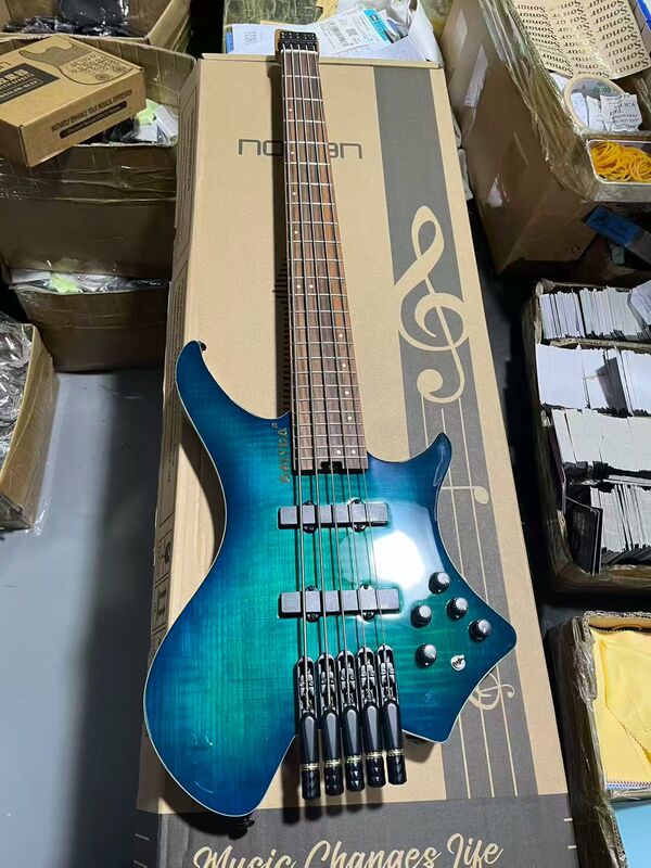 Galyda Guangli Headless Four-String Bass Five-String Bass Passive Active New Model Galyda Guangli Headless Four-String Bass Five-String Bass Passive Active New Model