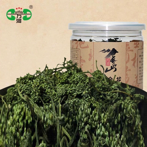 万河 Цветок женьшеня Северо-Восточный Чанбайшань Горный женьшень Цветок женьшеня Бутоны цветка Северо-восточный женьшень Ароматный чай 50 г