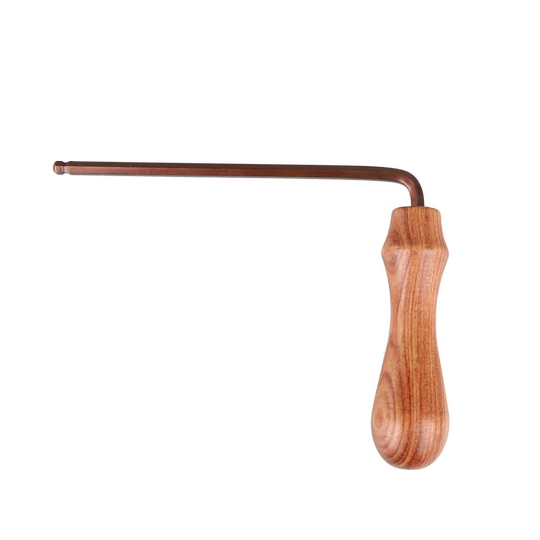 PYLON吉他琴颈专用调节扳手S2钢加长六角球头实木手柄调节工具4MM