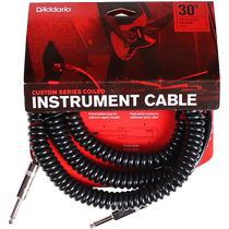 Daddario PW-BG-15 electric box guitar noise reduction cable braided sheath bass link cable telephone cable type