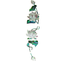 Japan Jockomo Water Lilies electric guitar headstock fretboard sticker color shell color decoration