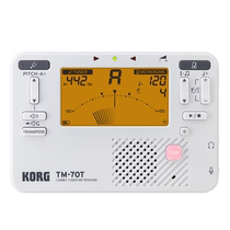 KORG科音 TM70T电木吉他调音器电子节拍器贝司古筝提琴通用校音表