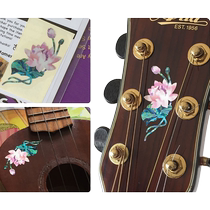 Dongle Japan-made JOCKOMO guitar straight body headband stickers electric wood folk bass decoration
