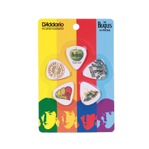 Daddario Album Cover Guitar Picks Beatles 10-piece Bakelite Folk Strumming Picks