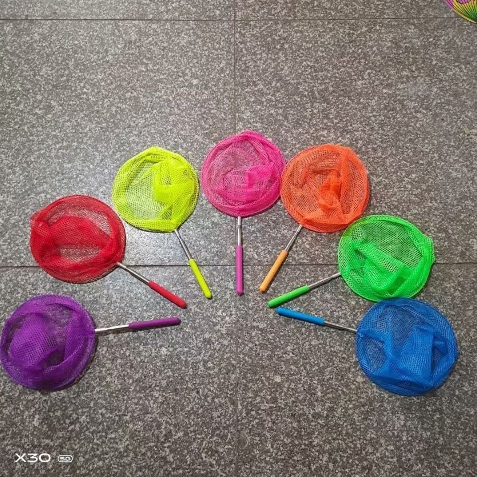 Children's Fishing Stainless Steel Telescopic Fishing Nets Children's Insect Nets Insect Catching Nets