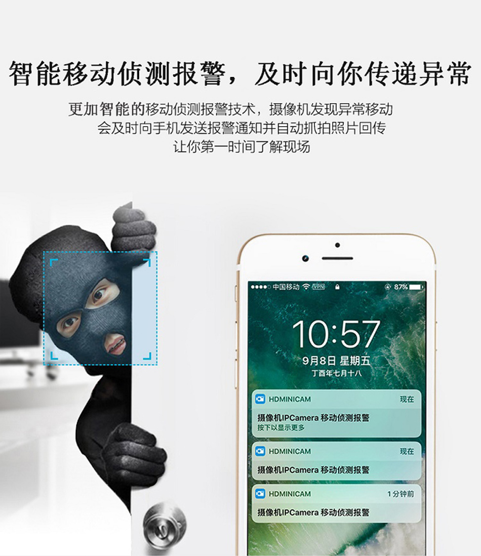 Micro-camera độ nét cao đêm tầm nhìn từ xa điện thoại di động không dây nhỏ mạng WIFI giám sát thăm dò gia đình siêu nhỏ - Máy quay video kỹ thuật số máy quay phim sony