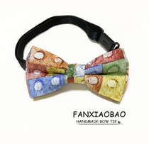 FXB color LG building blocks cartoon 100-day-old baby one-year-old baby boy childrens shirt pin tie bow tie