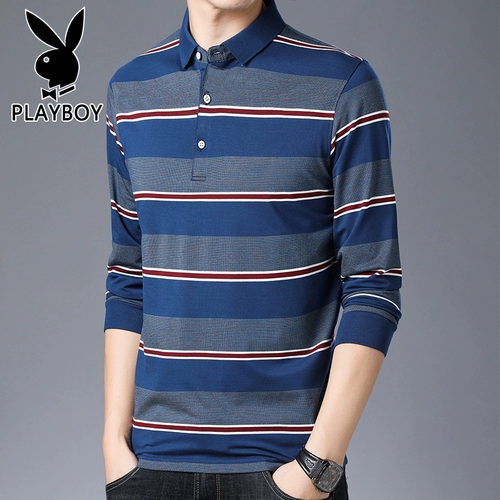 Playboy, лонгслив, летняя трендовая футболка polo, 2020, в корейском стиле