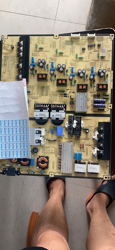 Original Samsung Ua65Hu8500J Power Board Bn44-00741A Disassembly and Test