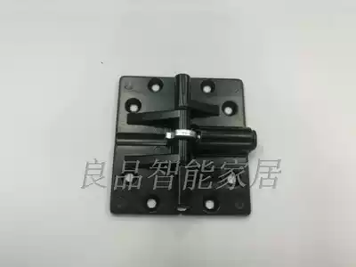 Taiwan Pinliang black folding door spring hinge single tube folding door hinge wardrobe door open elastic hinge