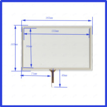 190428 touch handwritten external screen glass Industrial Control Universal screen good quality high sensitivity 165 * 103MM