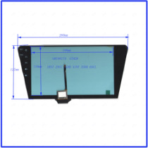  For GODZILLA FORRES GT928 car navigation touch handwriting external screen capacitive touch screen 260*127MM