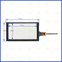 LXH-TPC0013 7 INCH capacitive handwriting external screen glass 175*100MM