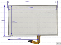10 4 inch universal in HST-TPA10 4p touch handwritten outside screen glass ready to use