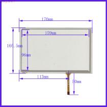 XWT997 car navigation touch handwriting external screen glass four-wire good quality and high sensitivity 170*105mm