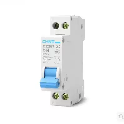 Zhengtai circuit breaker air opening DZ267-32 1P N C10 16 20 25 32A double in and double out DPN