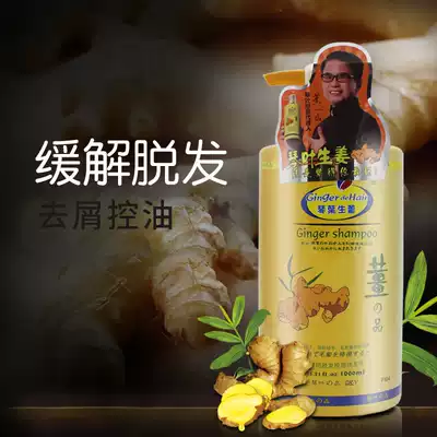Qinye old ginger king ginger shampoo for men and women to remove dandruff, control oil, solid hair, increase hair, prevent hair loss, shampoo, moisturize
