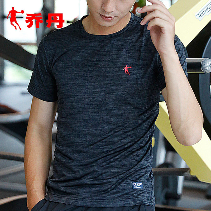 Jordan short sleeve men's 2022 summer new round collar breathable casual T-shirt for running light and thin fitness sportswear