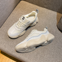 Thick bottom Old daddy Women 2021 Summer new 100 lap net red ins Tides Breathable Mesh running Sport for women