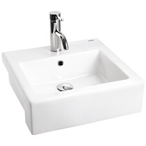 yingeagle bathroom recessed table basin ceramic art basin washbasin simple onstage washbasin semi-throw basin pool