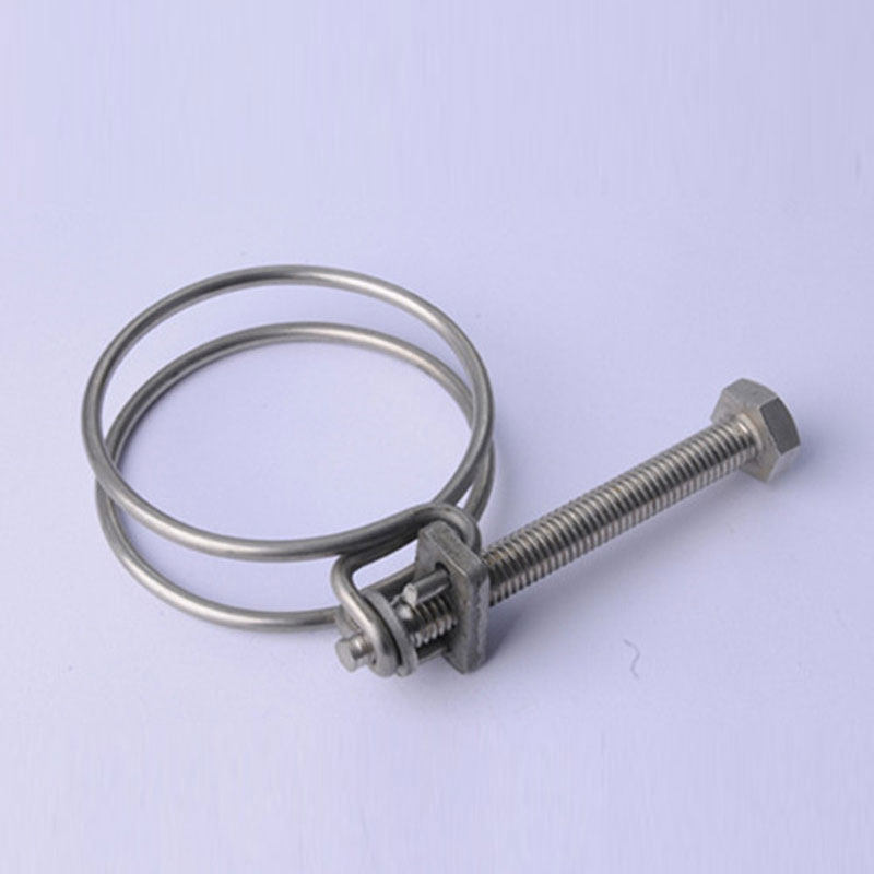 Stainless steel wire throat hoop powerful throat hoop double steel wire hoop steel wire pipe throat hoop rubber pipe hoop