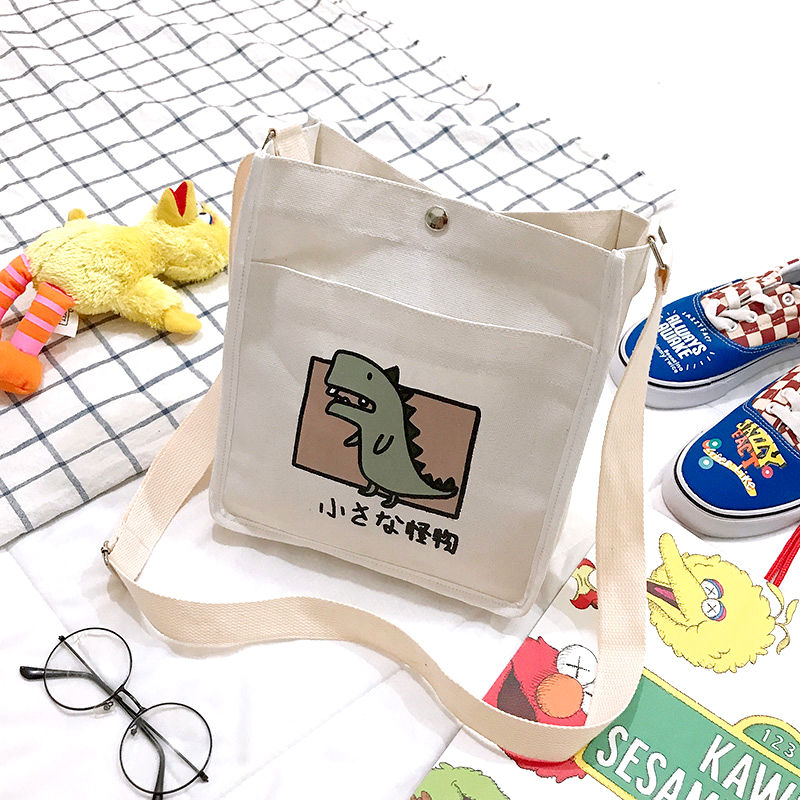 Sail Cloth Bag 2020 New Tide 100 Hitch Bag Women Skew Satchel Hans Single Shoulder Day Ensemble Young Girl Cloth Bag