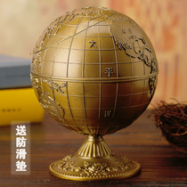 Ashtray creative personality trend office simple atmospheric wind anti-fly ash living room metal sealed household with cover