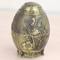 Nordic ins metal toothpick box home personality living room hotel creative press type automatic pop-up light luxury fashion