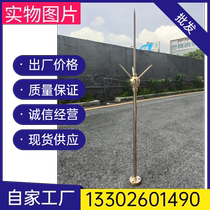 Pure copper trident lightning rod 60cm 80cm 1 meter 1 2 meters 1 5 meters 2 meters Manufacturer direct sales