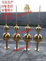 Double ball spire lightning rod lightning arrester villa decoration household special lightning rod