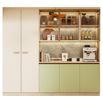 Sofia Misusson cream style custom sideboard water bar wine cabinet living room wall integrated storage cabinet