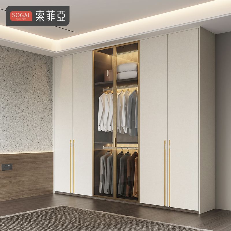 Sofia Whole House Custom Aged House Elders's Wardrobe Home Bedroom Bedroom Closet Cupboard furniture Orders Bugadi-Taobao
