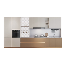 Sofia customized kitchen integrated cabinets integrated stove and stove customized open-style decoration for the whole house quartz stone countertops